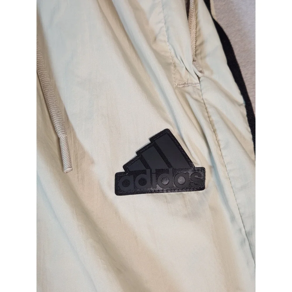 Adidas Mens Tiro Active Pants Cream Mesh Lined Joggers Medium